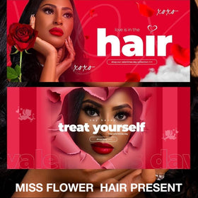 Miss Flower StayLock 250-density wig adds fullness without bulk.