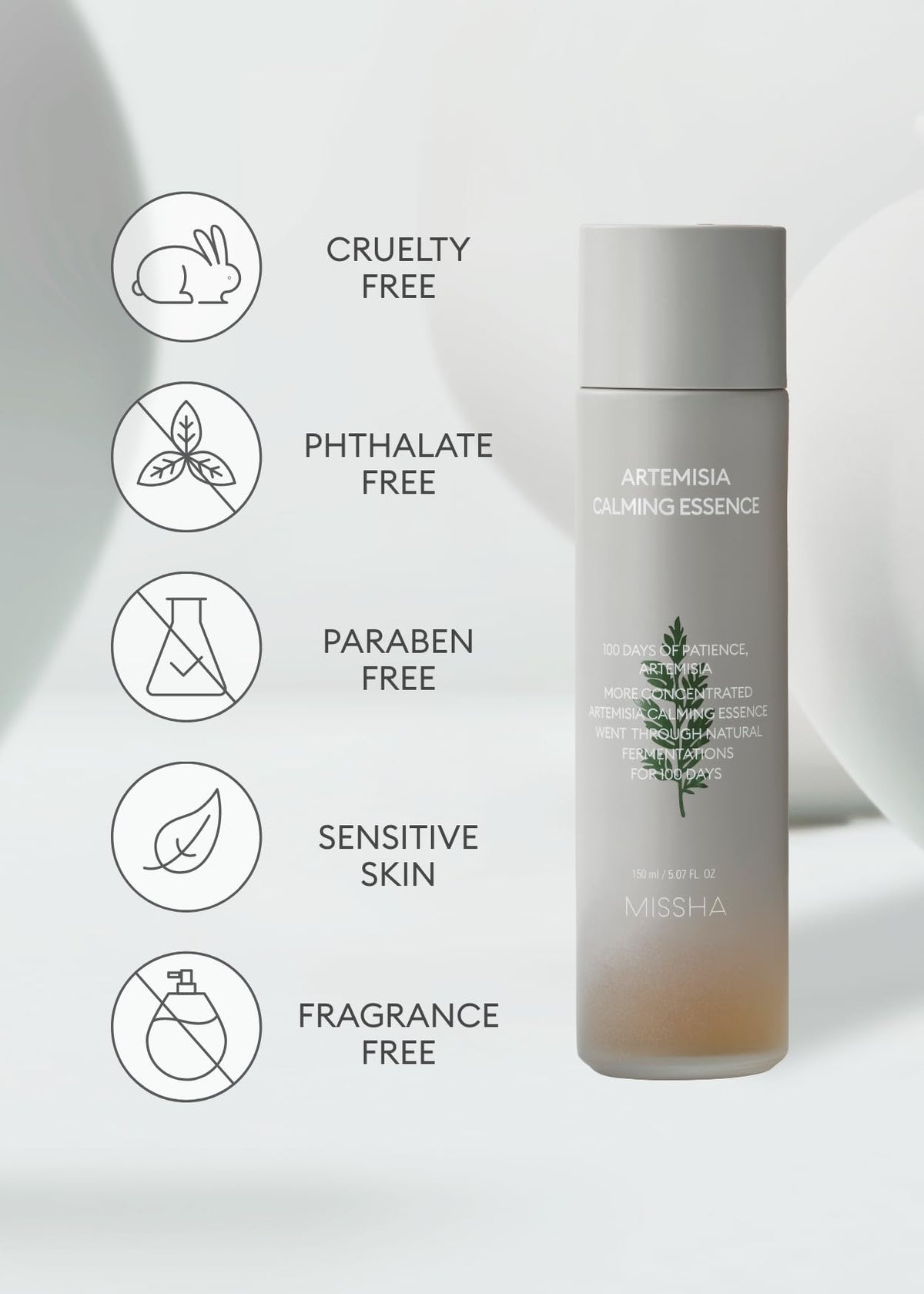 MISSHA Artemisia Calming Essence double-fermentation highlights potency