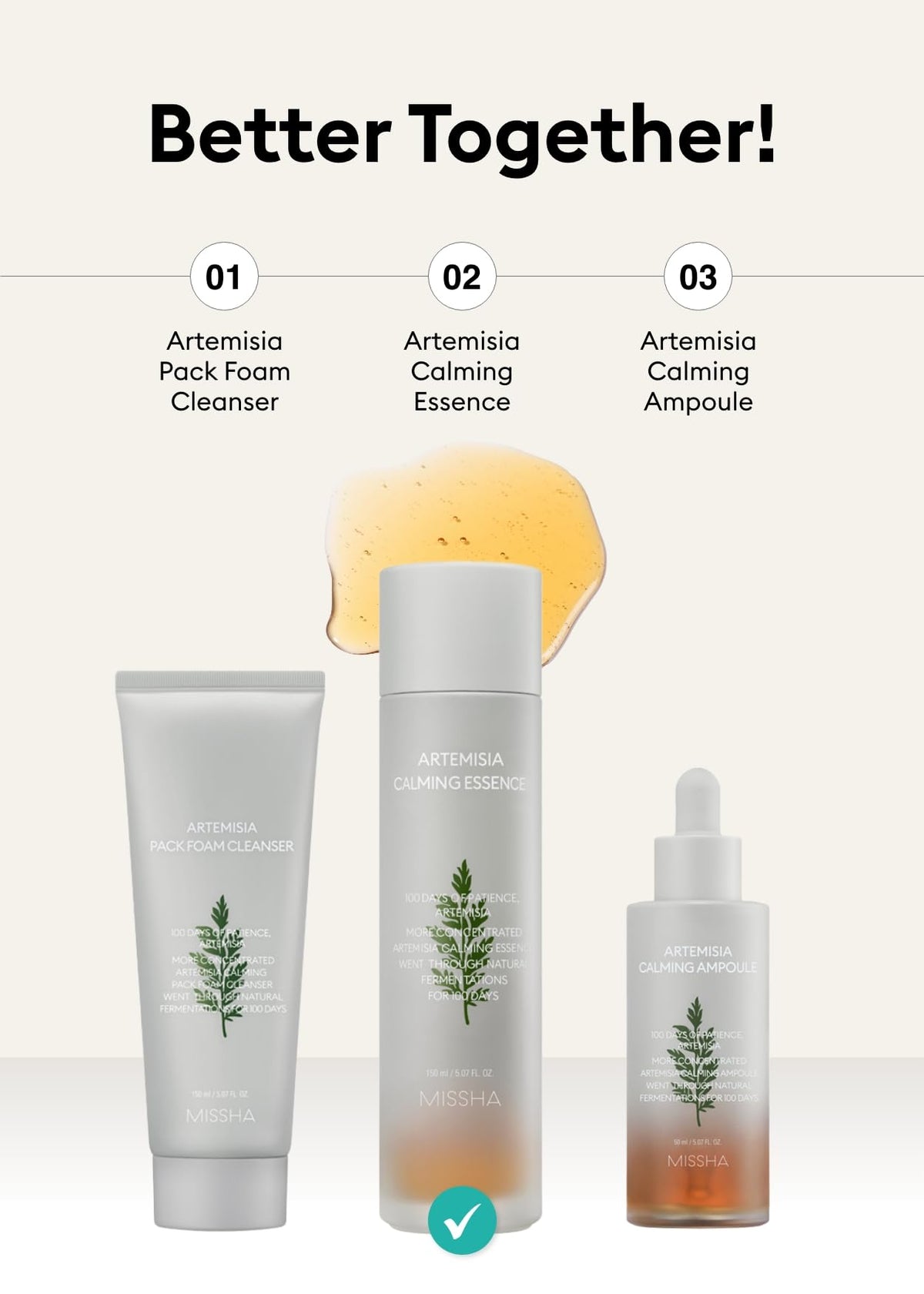 MISSHA Artemisia Calming Essence ingredients spotlight Artemisia extract for skin balance