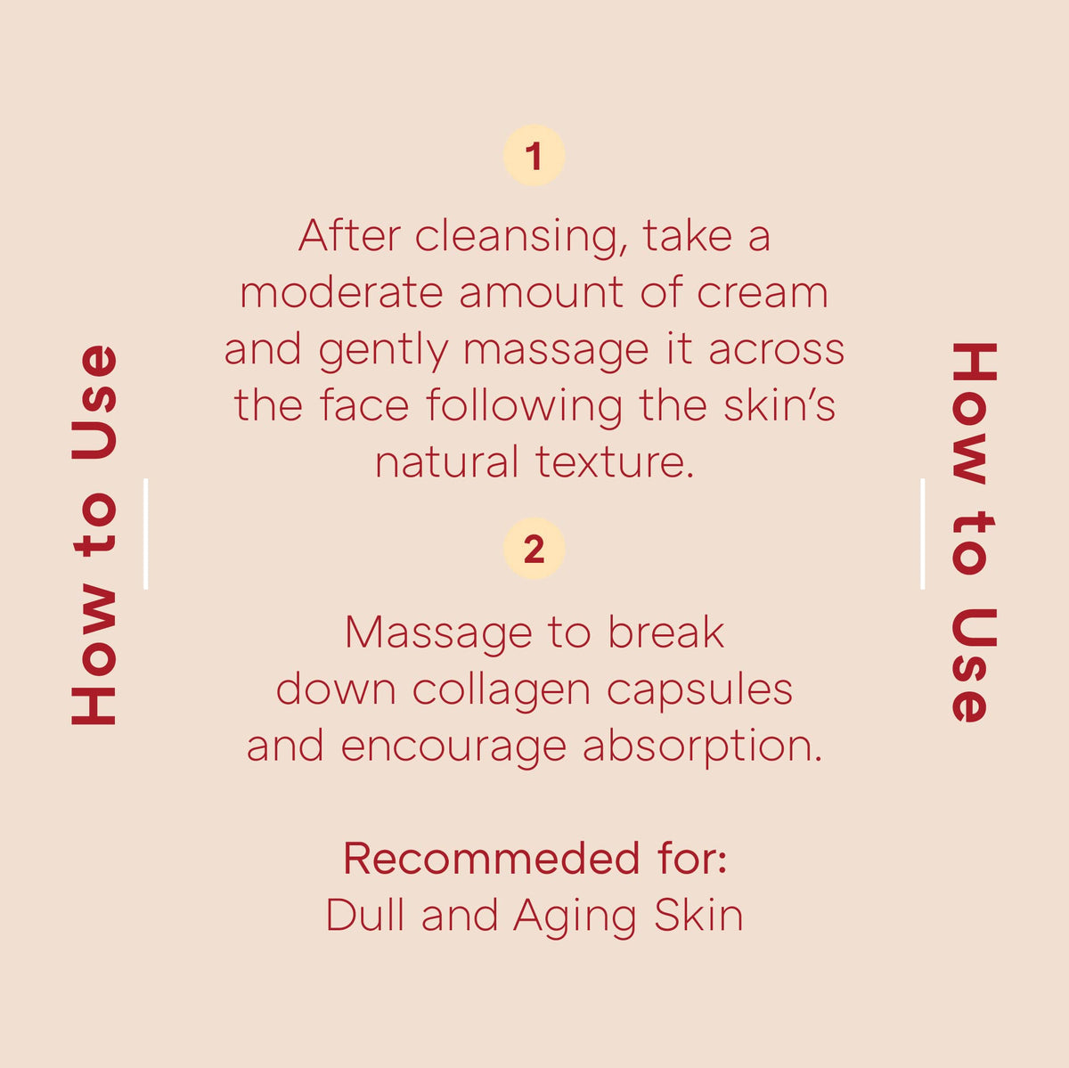 Missha ATELO COLLAGEN applying on skin demonstrates gentle, fast absorption