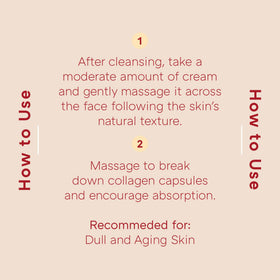 Missha ATELO COLLAGEN applying on skin demonstrates gentle, fast absorption