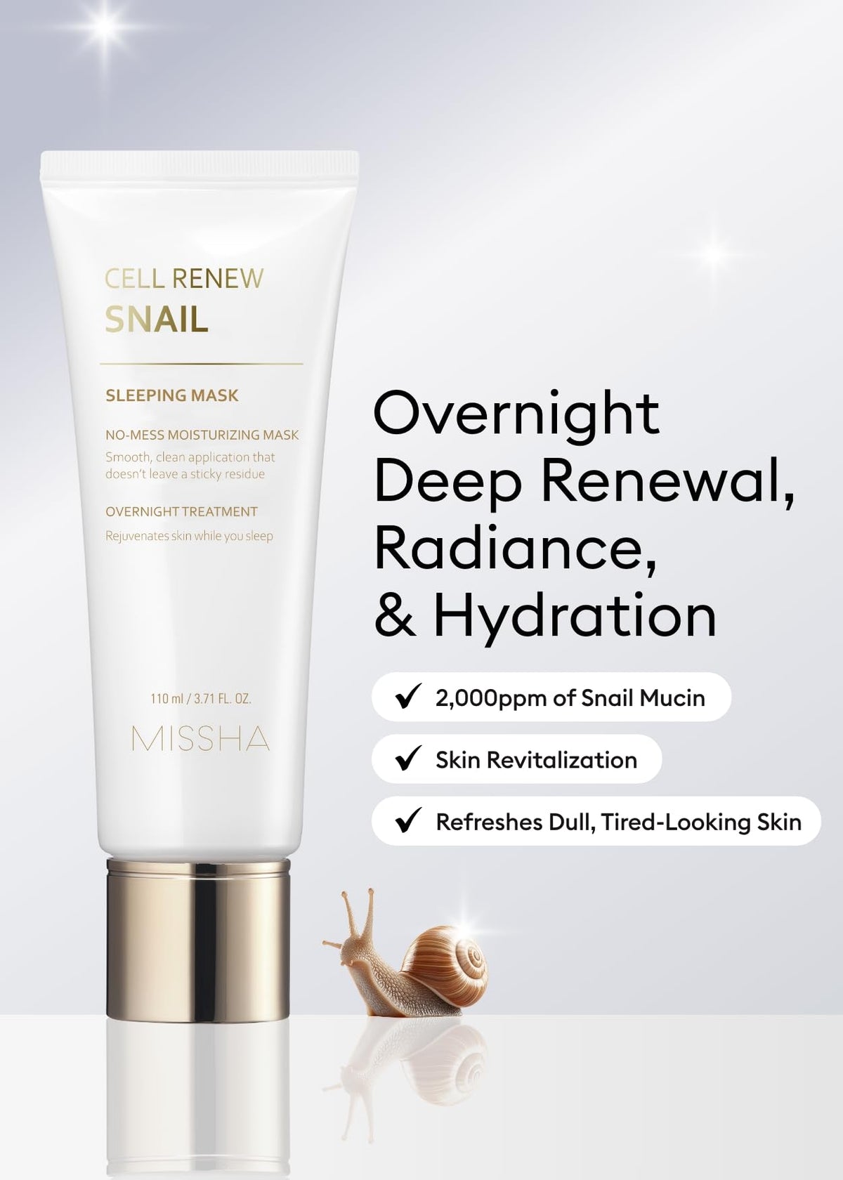 MISSHA baobab and deep sea water ingredients diagram emphasizing hydration.