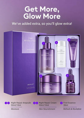 MISSHA Extreme Biome Ingredients visual highlighting fermented complex delivery.