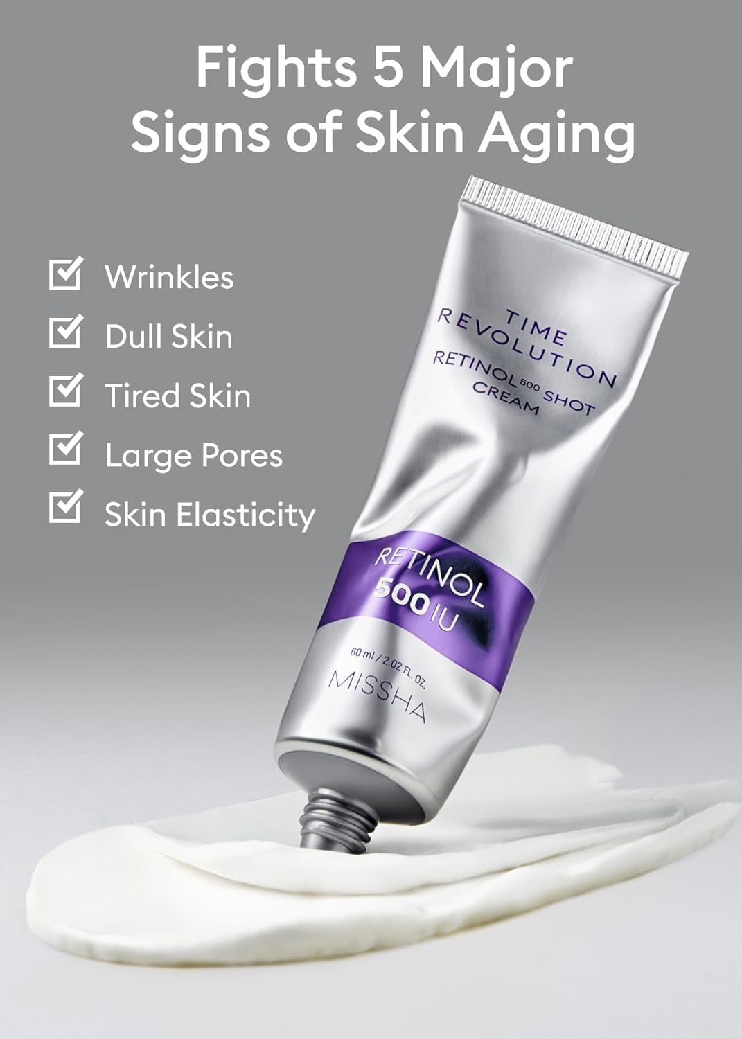 Night routine scene with MISSHA cream absorbing before bedtime