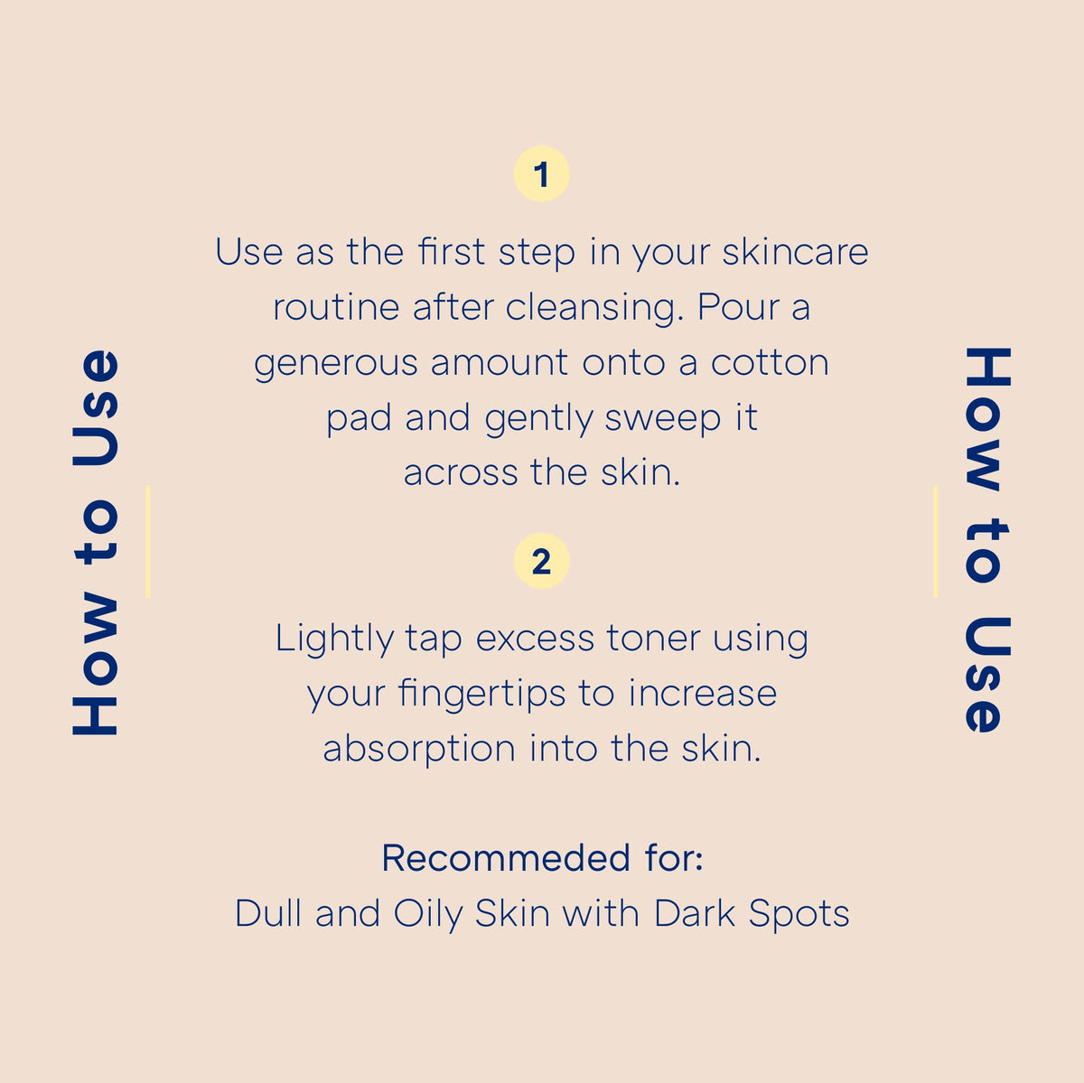 Cotton-pad application with MISSHA Vita C Plus Brightening Toner on skin for hydration.