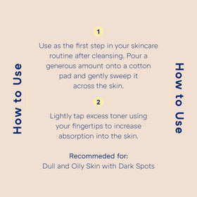 Cotton-pad application with MISSHA Vita C Plus Brightening Toner on skin for hydration.