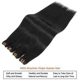 Missking 24-inch Burmese straight bundle offers dramatic length with durable wefts.