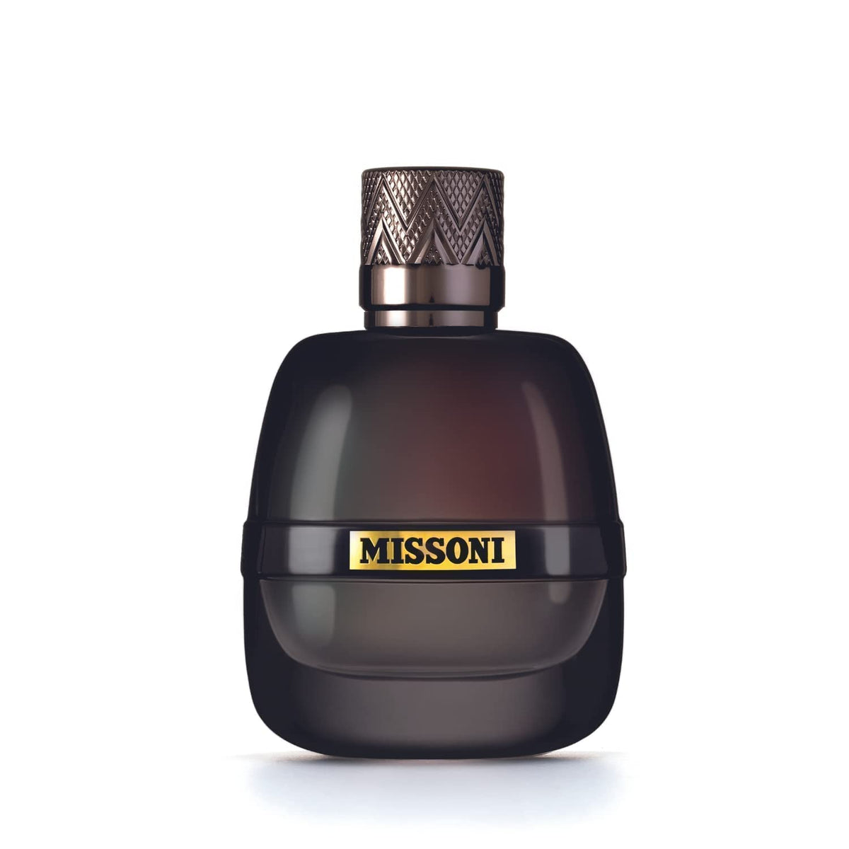 Missoni Pour Homme EDP bottle front view shows a stylish, lasting fragrance