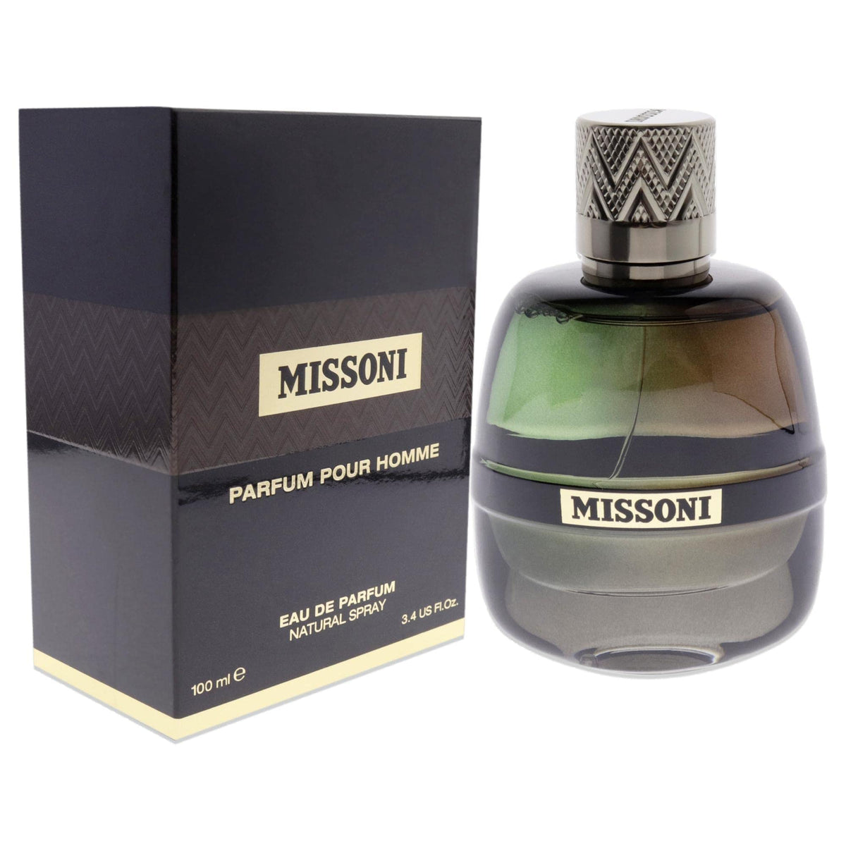 Missoni Pour Homme EDP packaging box, ready for gifting