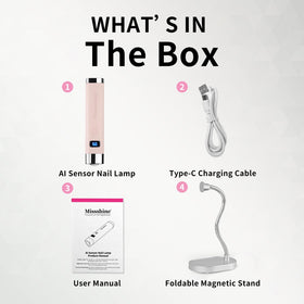 Missshine gooseneck offers 360° rotation for precise lighting