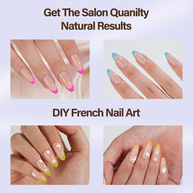 Misssix XBASICTIPS natural nail fit blending with your nail shape