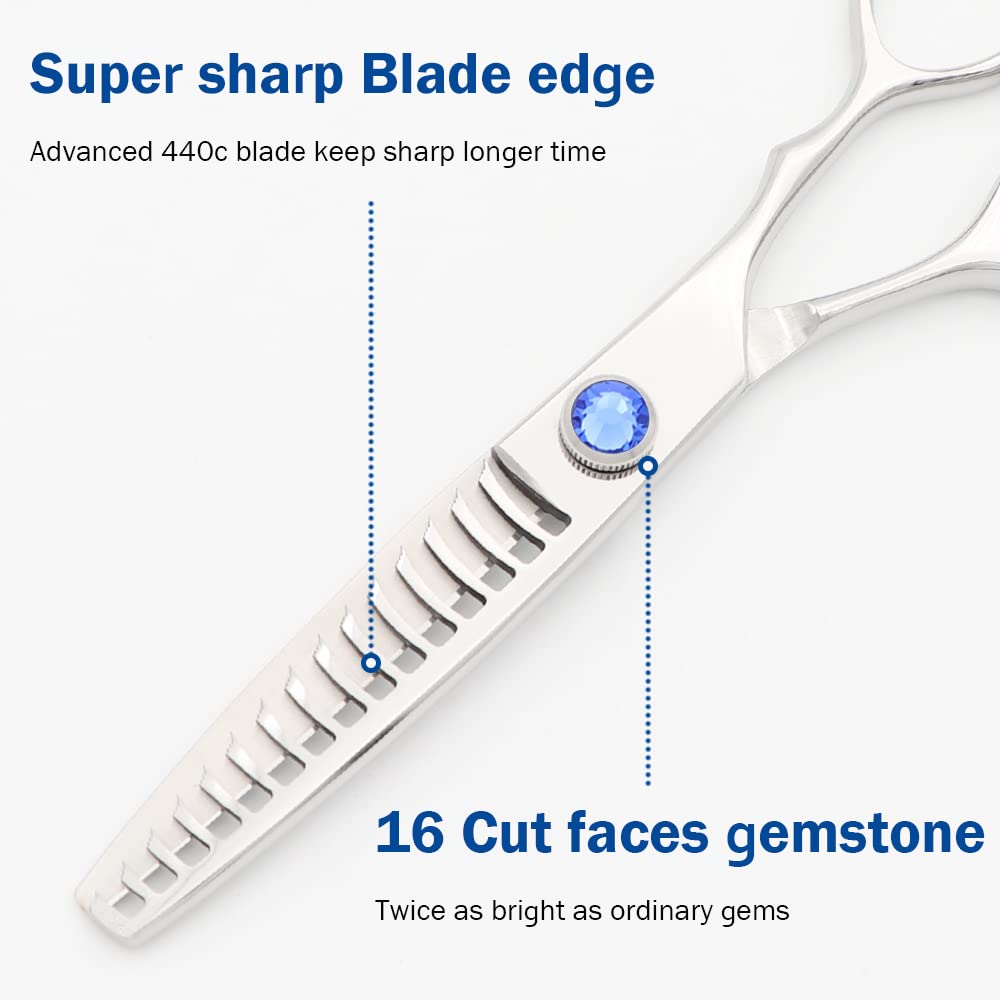 MISSUM texturizing scissors Japanese steel with high hardness for longevity.
