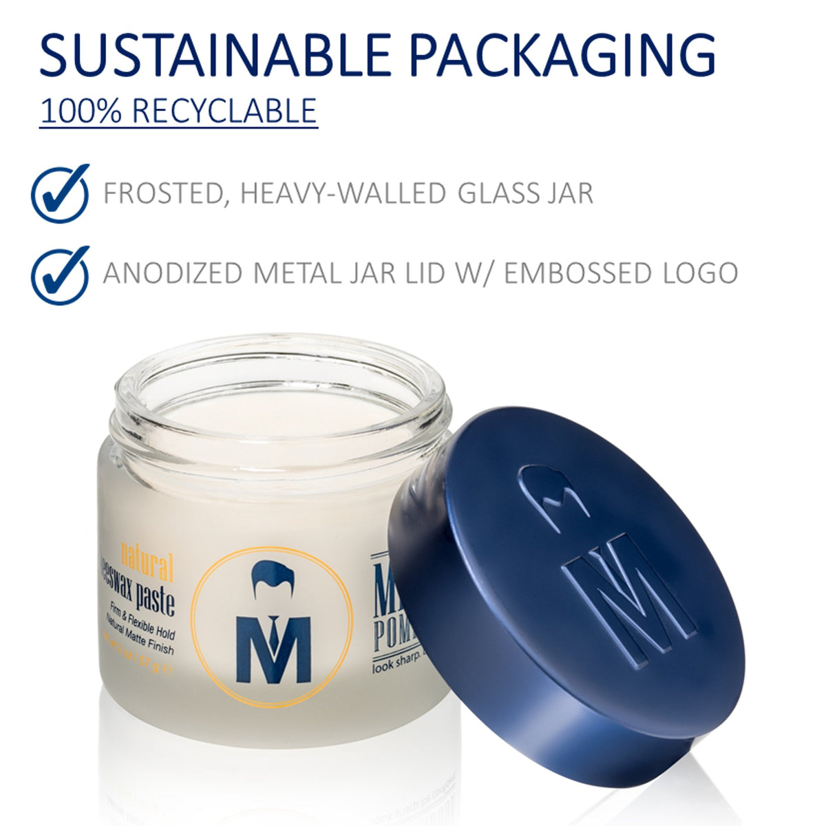 Mister Pompadour Beeswax Paste packaging and easy washout concept