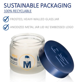 Mister Pompadour Beeswax Paste packaging and easy washout concept