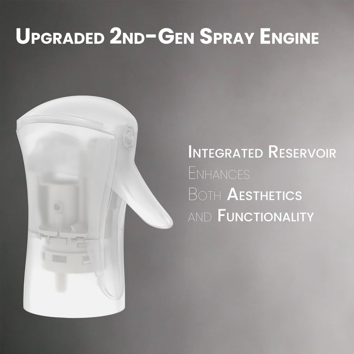 Mistifi ergonomic, lightweight handle provides comfortable grip during extended use.