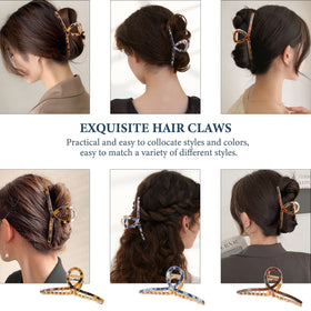 Mistofu hair clip trio in three colors offering versatile styling options
