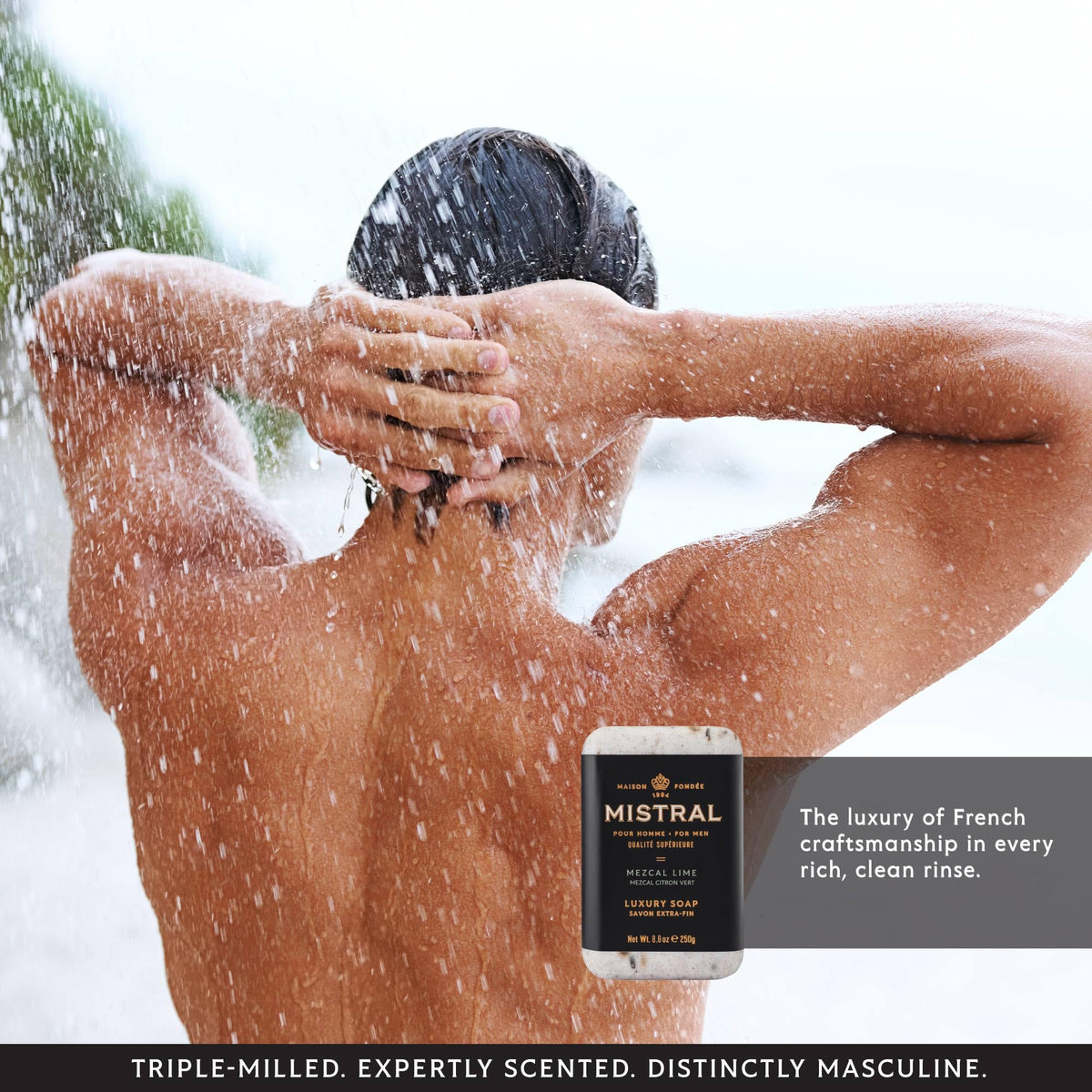 8.8 oz bar offers long-lasting use between replacements.