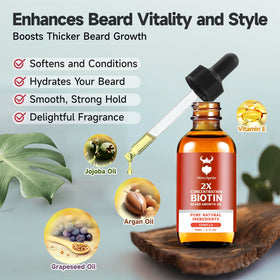 MistySprite hand applying oil for easy beard massage
