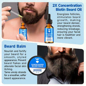 Gift-ready MistySprite beard care set for the bearded man.