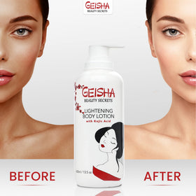 MITCHELL BRANDS OMIC Geisha Kojic Cream jar close-up reveals rich texture for moisturizing.