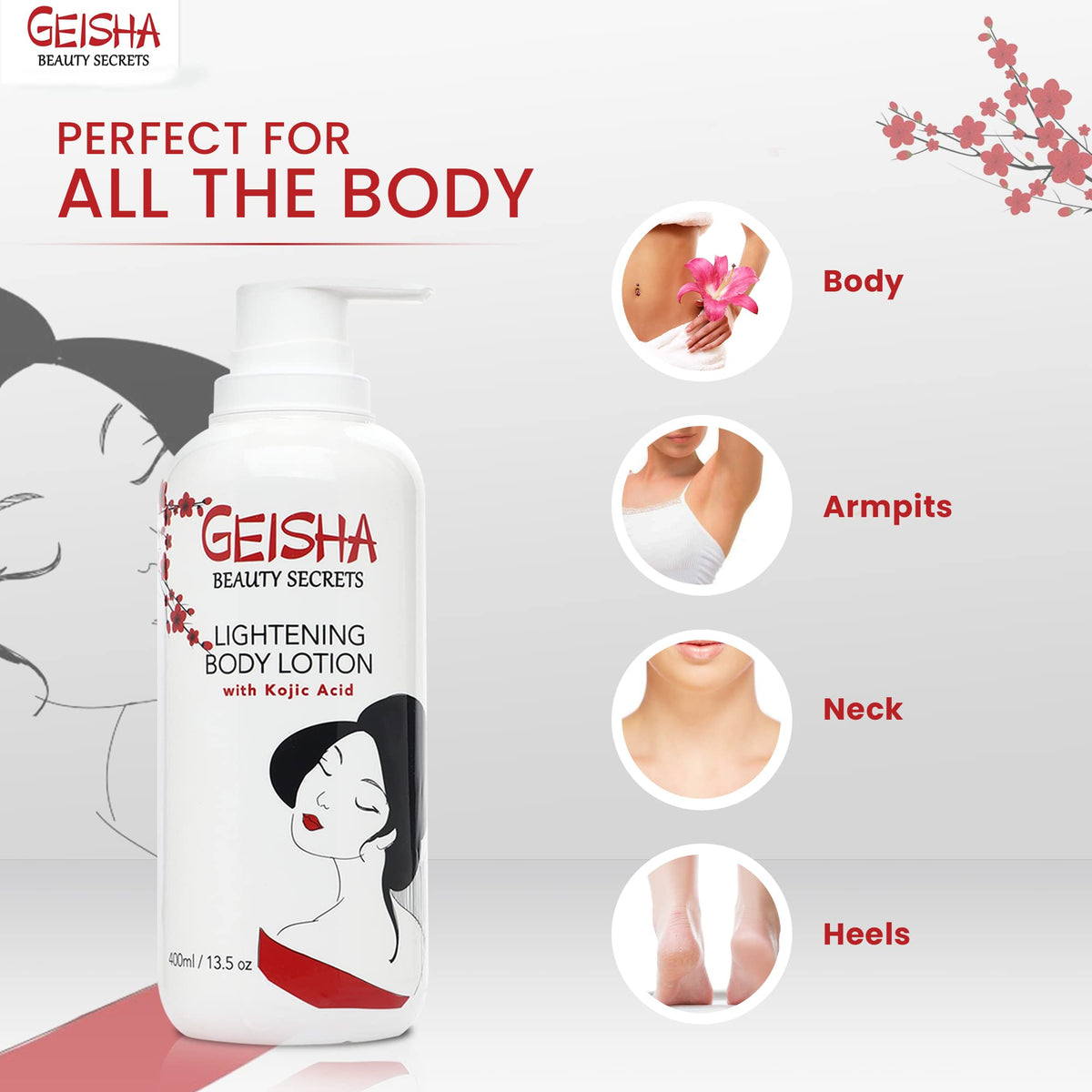 MITCHELL BRANDS OMIC Geisha Kojic Cream packaging communicates quality and care.