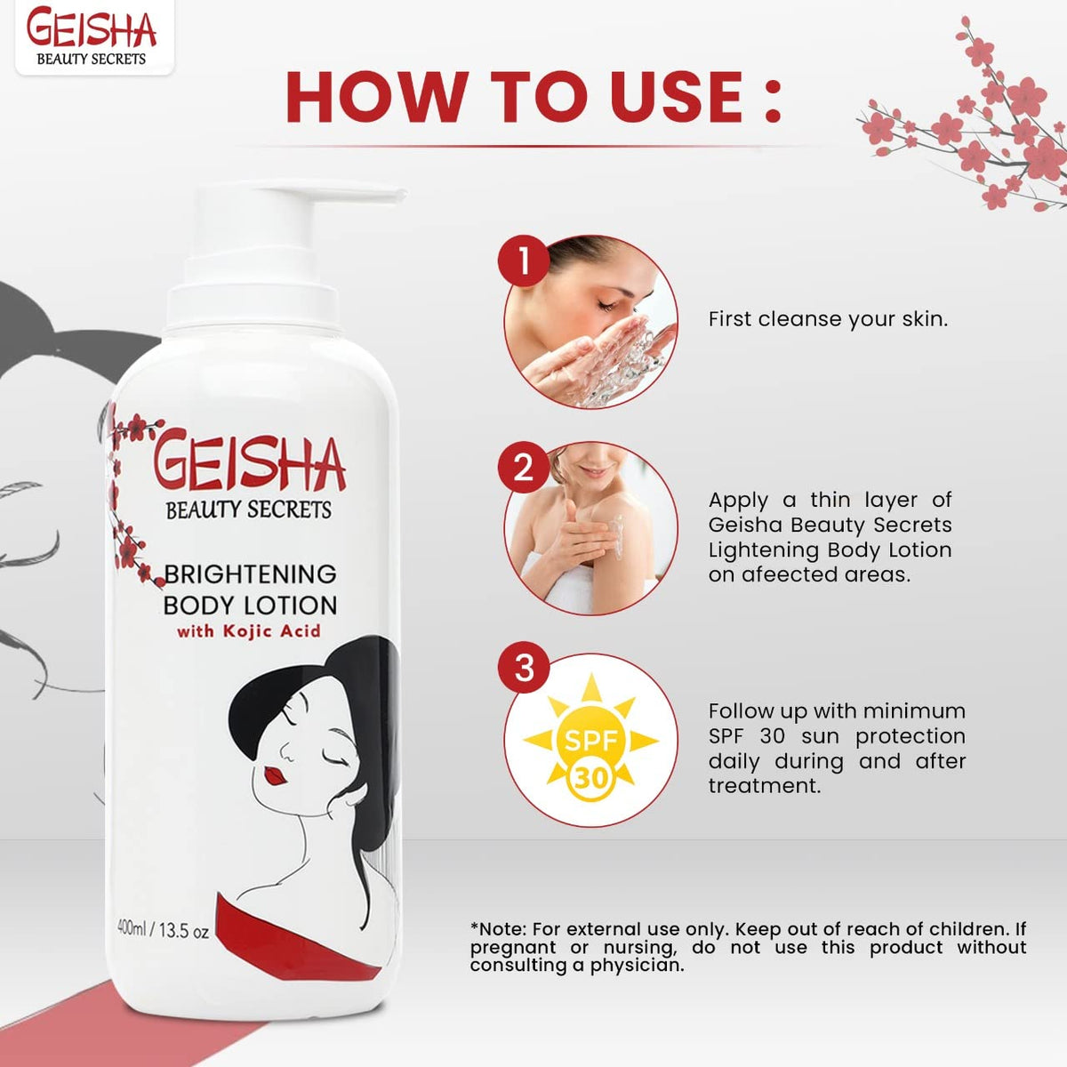 MITCHELL BRANDS OMIC Geisha Kojic Cream texture swatch shows creamy, smooth application.