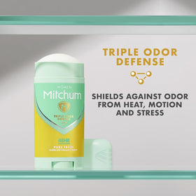 Compact 2.7 oz Mitchum pack ideal for travel and on-the-go
