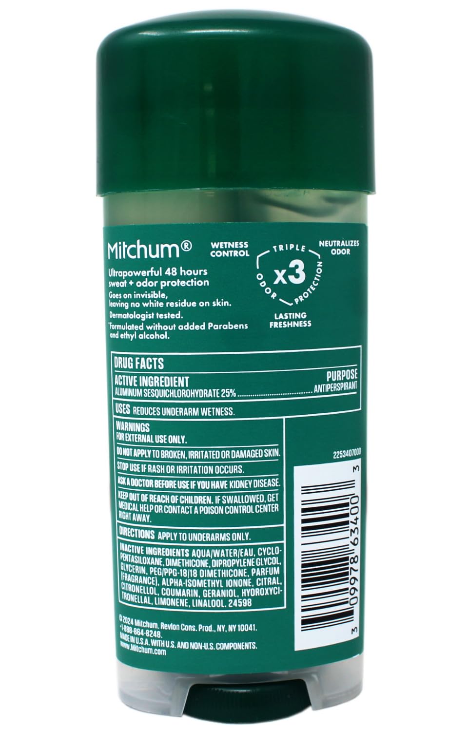Mitchum Mountain Air pack display emphasizes value and consistent branding
