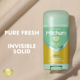 Dermatologist-tested Mitchum label highlights everyday safety