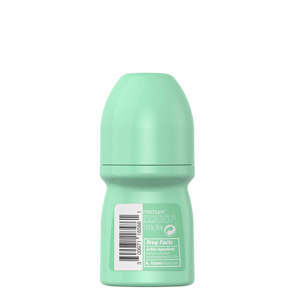 Pack of four Mitchum Invisible Roll-On bottles ready for daily use.