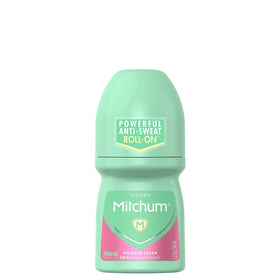 Travel-ready Mitchum pack with four roll-ons for convenient reapplication.