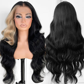 MITIMES HD lace front wig blends seamlessly with scalp for breathable comfort.