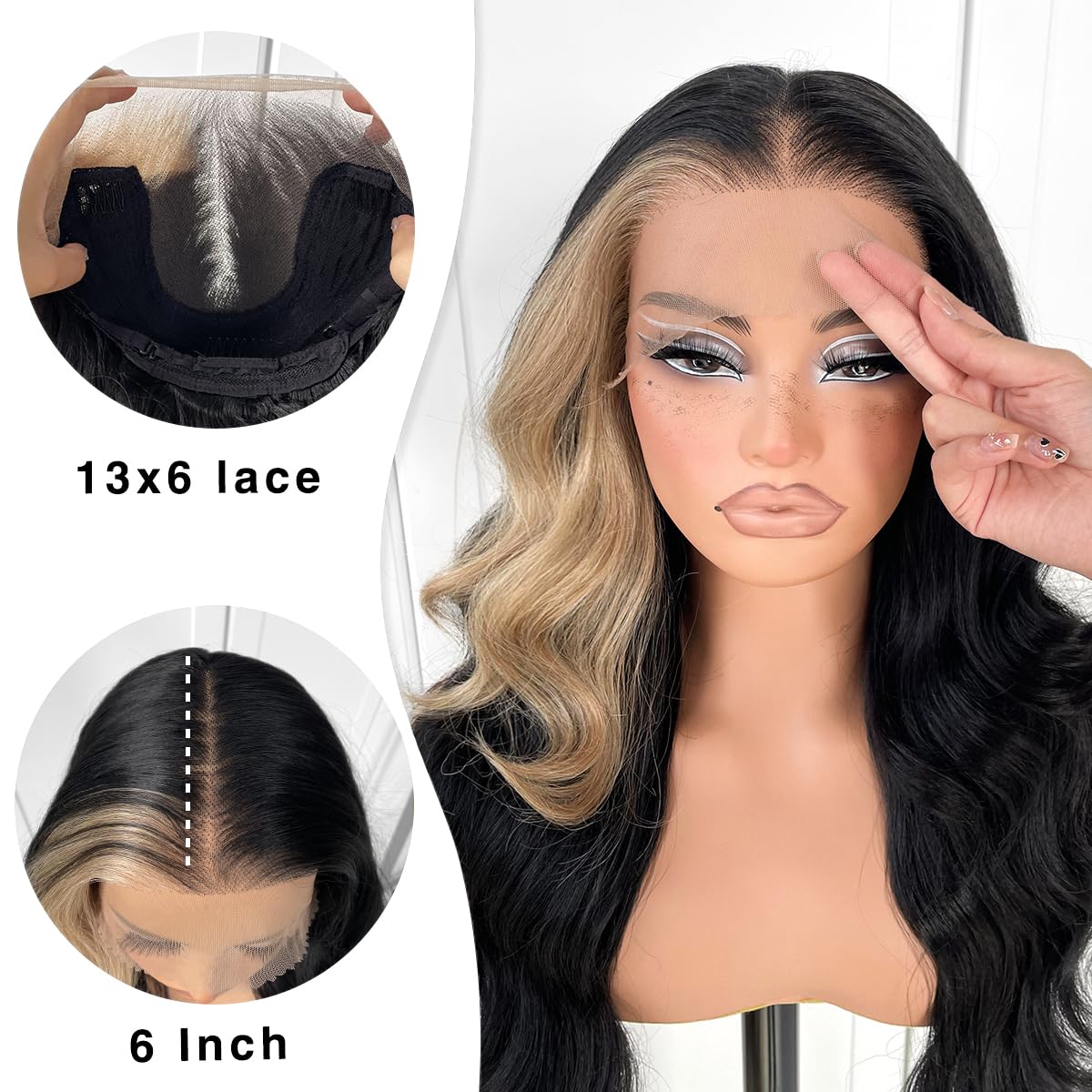 MITIMES pre-plucked edges create a natural-looking hairline and easy customization.