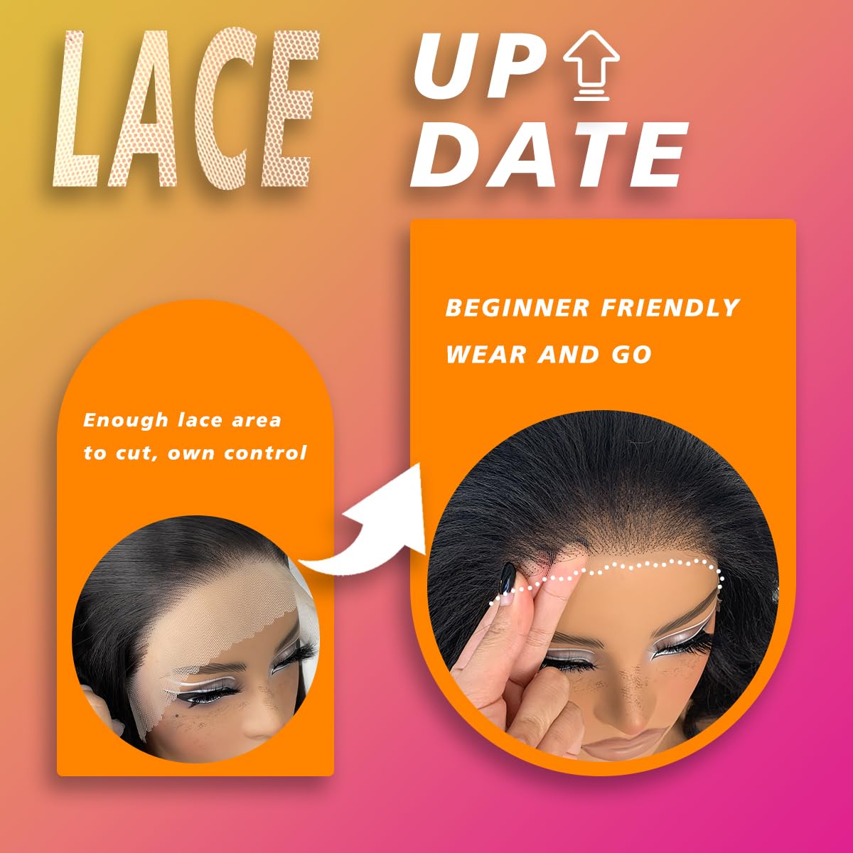 MITIMES synthetic fiber wig offers long-lasting shine and multiple wears with low maintenance.