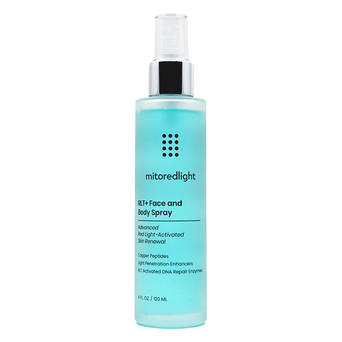 MitoAURA face spray bottle for instant hydration and refreshed skin