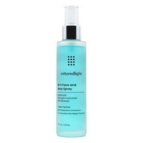MitoAURA face spray bottle for instant hydration and refreshed skin