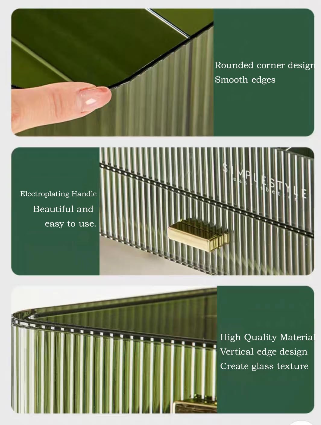 MIUOPUR organizer suits makeup, skincare, and desk or bathroom use