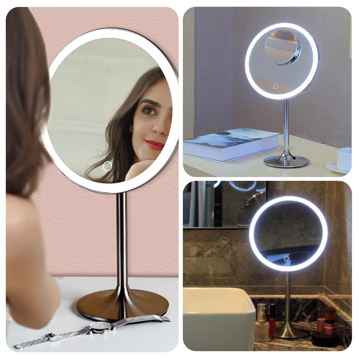 Miusco high-definition anti-distortion glass for clear reflection