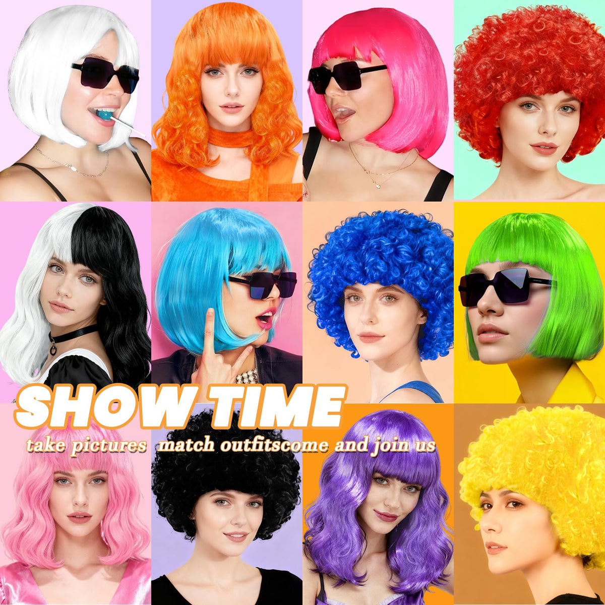 MIUSKATL bob wigs with bangs offer quick character changes.
