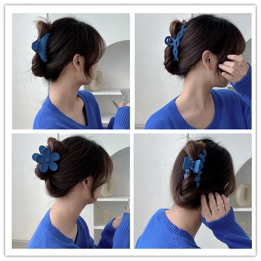 MIUSKATL easy hairdo claw clip set saves time for quick, chic looks.