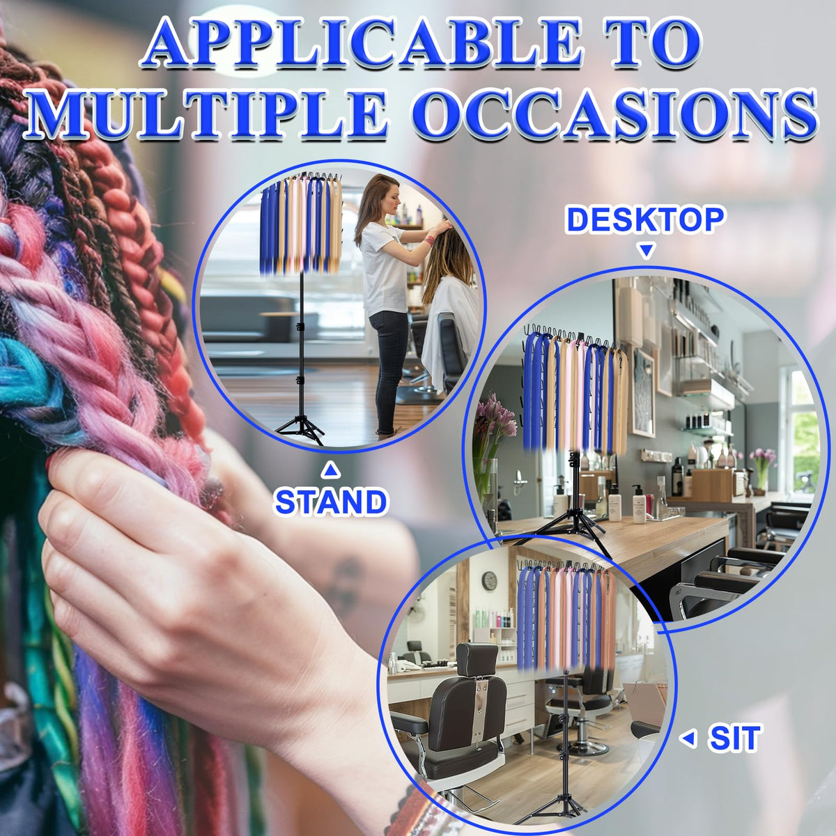 MIVERYEA stand in salon-use context shows practical organization for professionals.