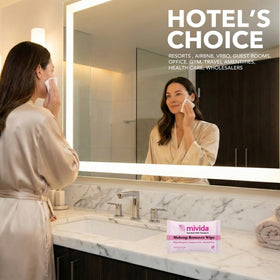 Mivida hypoallergenic wipes reduce irritation during routine cleansing.