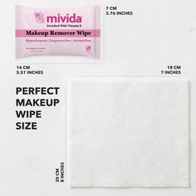 Dermatologist-tested and HRIPT-evaluated Mivida wipes for skin compatibility.