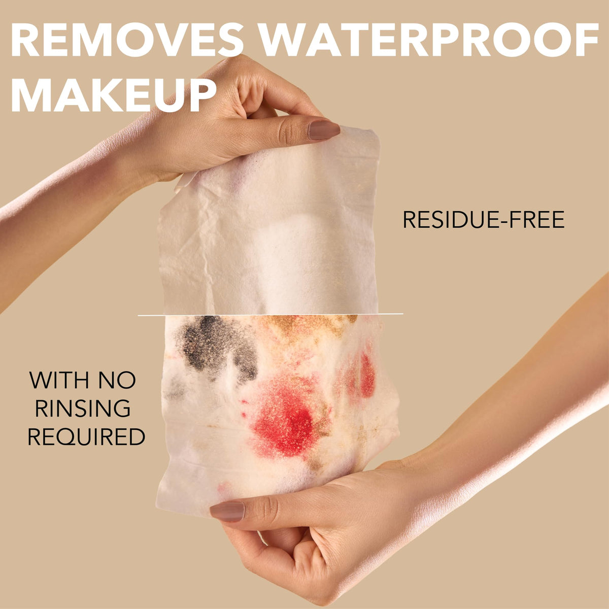 Compact, travel-friendly Mivida makeup wipe pack for daily carry.