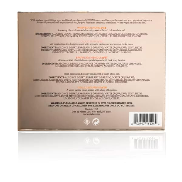 MIX:BAR Whipped Almond scent discovery image inspires cozy, creamy-sweet layering possibilities.