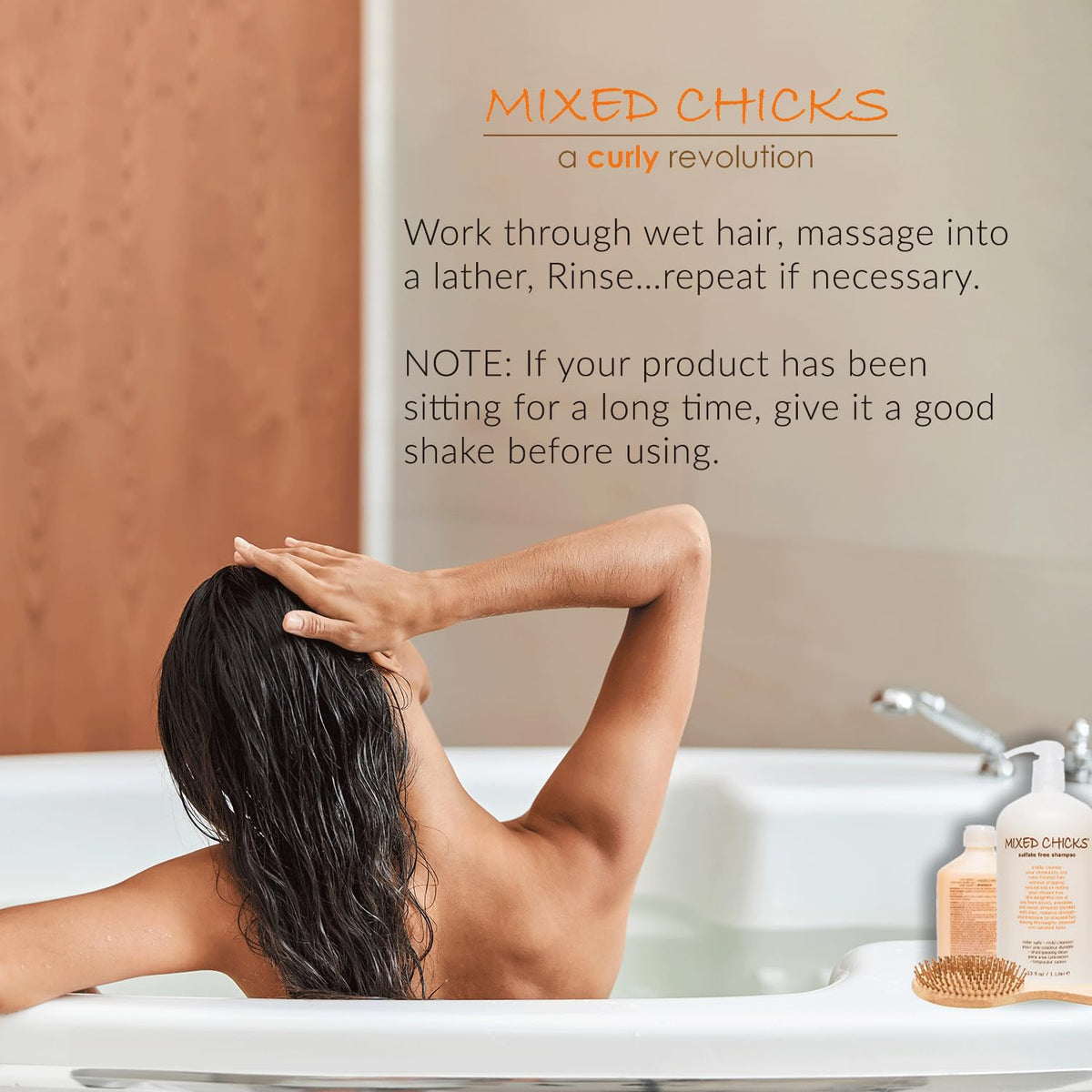 Mixed Chicks aloe ingredient hydrates scalp and hair.