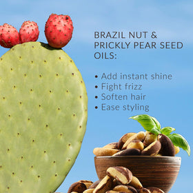 Hair being detangled with Mixed Chicks curl primer on damp hair