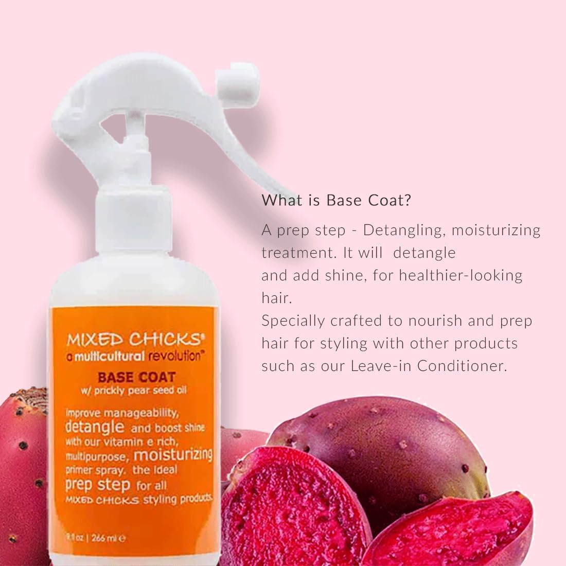 Prickly pear seed oil and brazil nut oil ingredients in Mixed Chicks primer