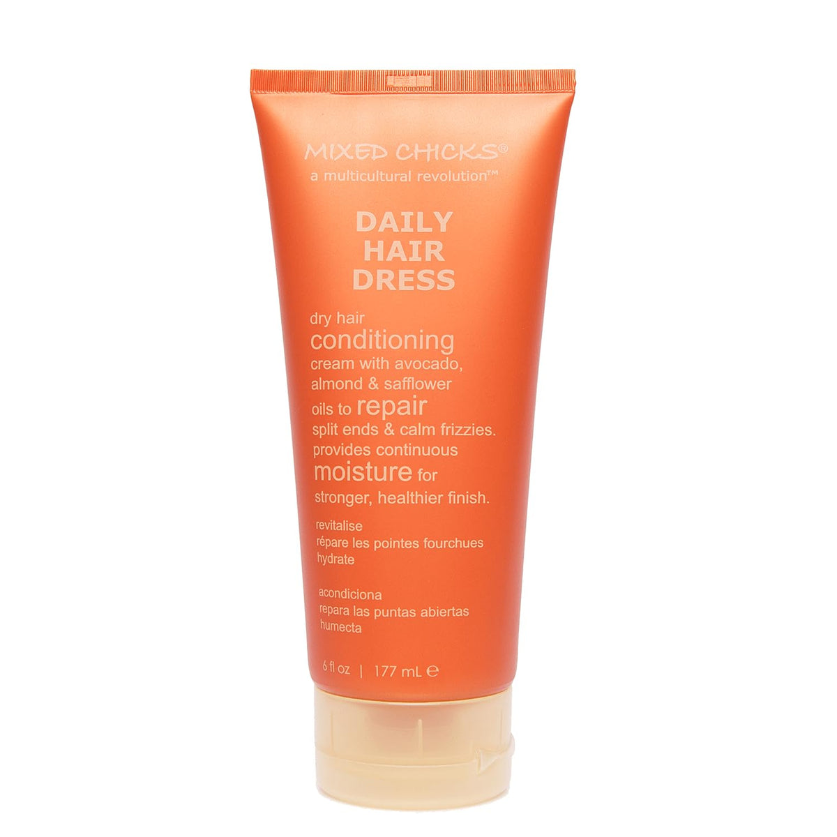 Mixed Chicks Daily Hair Dress bottle front view for daily moisture