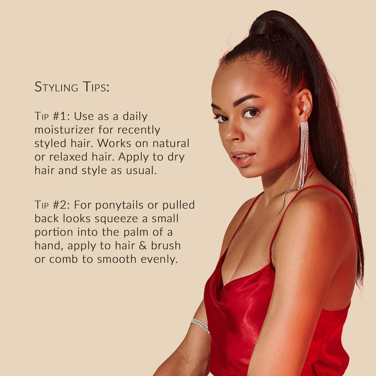 Mixed Chicks Daily Hair Dress finish adds shine and softness